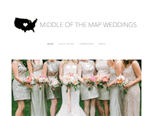 Tablet Screenshot of middleofthemapweddings.com